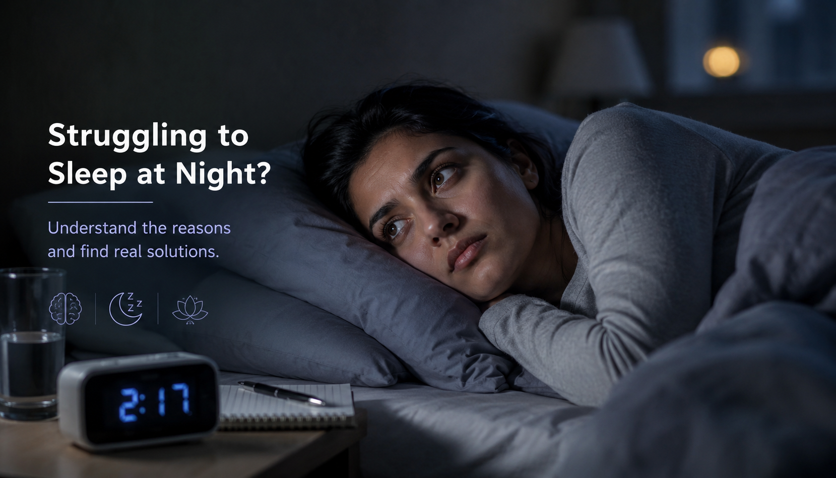 Sleep problems and insomnia treatment blog banner Dr Priya